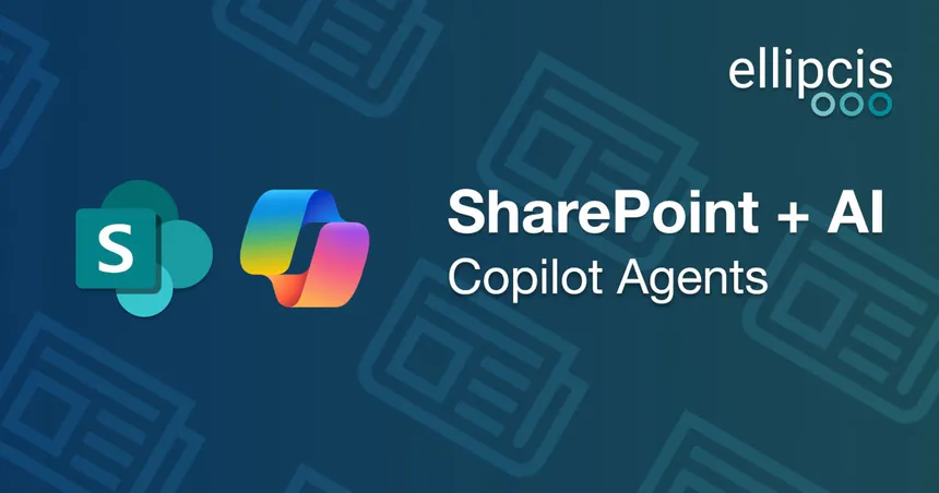 'SharePoint + AI, NEW Copilot Agents' poster